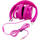 STREETZ headset för iPhone, rosa - bild 2