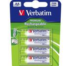 Verbatim laddningsbara batterier, AA