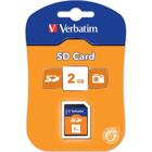 Minnen & Kortläsare - SD / SDHC - Verbatim minneskort, SD, 2GB, Secure Digital