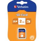 Verbatim minneskort, SD, 2GB, Secure Digital