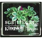 Kingston minneskort, 133x Elite Pro CompactFlash (CF), 8GB