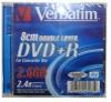Verbatim 8cm DVD+R 2.4x double layer, 1 st