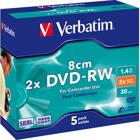 Verbatim  8cm  DVD-RW, 5 pack