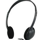 DELTACO hörlur, sluten, 32 Ohm, volymkontroll på kabeln, 3,5mm, 2,5m kabel, svart
