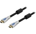 HDMI-kabel, 2m, 19-pin ha-ha, 4K, Ethernet, 3D, returljud, svart