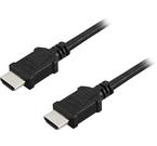 HDMI-kabel, 1m, v1.4, 19-pin ha-ha, 4K, Ethernet, 3D, returljud, svart
