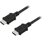 HDMI-kabel, 3m, v1.4, 19-pin ha-ha, 4K, Ethernet, 3D, returljud, svart