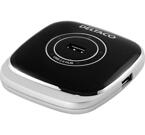 USB 2.0 hubb, 4xTyp A ho, överbelastningsskydd, svart/silver