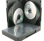 DVD fodral 6 skivor svart, 1-pack