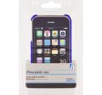 iPhone 3G/3Gs-kit med plastskal, skärmskydd och putsduk, matt blå