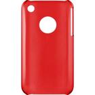 Mobiltelefontillbehör - iPhone 3G/3Gs - Plastskal till iPhone 3G/3Gs, transparent skärmskydd, rengöringsduk, transparent röd