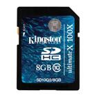 Minnen & Kortläsare - SD / SDHC - Kingston ultimateX 100X minneskort, SDHC, Class 10, 8GB
