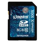 Kingston ultimateX 100X minneskort, SDHC, Class 10, 8GB