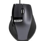 DELTACO, optisk mus, 1000dpi, 5 knappar+scroll, USB, svart/grå