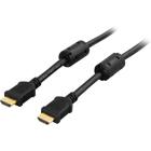 Kablar & kabelsortering - HDMI - HDMI v1.4 - HDMI-kabel, 7m, v1.4, 19-pin ha-ha, 4K, Ethernet, 3D, returljud, svart