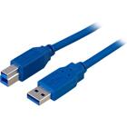 Kablar & kabelsortering - USB - USB 3.0 - USB 3.0 kabel, Typ A ha - Typ B ha, 0,5m, blå