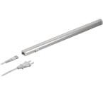 DELTACO utbyggbart LED-lysrör med strömbrytare, 72 LED, 230V AC, 6W, 350Lm, kallvitt ljus