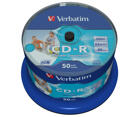 Optisk media (cd/dvd/bd) - CD-R - Verbatim CD-R 52x, Wide Inkjet Printable - no ID, 50-pack
