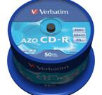 Verbatim CD-R 52x, datalifeplus crystal, 50-pack