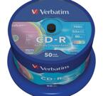 Verbatim CD-R 52x, datalife pastel, 50-pack