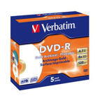 Verbatim DVD-R 8x, archive grade photoprint, 5 pack