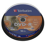 Verbatim DVD-R 16x, Lightscribe, 10 pack