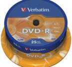 Verbatim DVD-R 16x, 25 pack