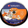 Verbatim 8cm DVD-R 4x, printable, 10 pack