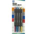 Cd marker metallic Deltaco, 4st