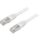 Kablar & kabelsortering - Nätverkskablar - Cat6 - FTP Cat6 patchkabel 1m, vit