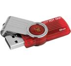 Kingston USB 2.0 minne, DataTraveler 101 Generation 2, vridbar, 8GB, röd