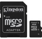 Kingston minneskort, microSDHC, 4GB