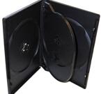 DELTACO DVD fodral 4 skivor svart, 1-pack