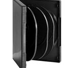 DVD fodral 8 skivor svart, 1-pack