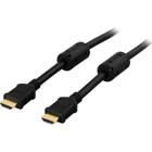 Kablar & kabelsortering - HDMI - HDMI v1.3 - HDMI-kabel, 15m, v1.3, 19-pin ha-ha, 1080i, svart