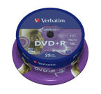 Verbatim DVD+R 16x, LightScribe, 25 pack