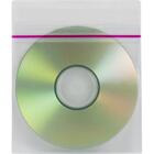 Fodral & förvaring - Jewelcase, plastfickor & tillbehör - Plastficka för CD-skivor, förslutning, 100 pack