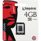 Minnen & Kortläsare - microSD / microSDHC - Kingston minneskort, microSDHC, 4GB
