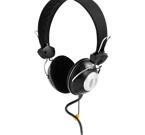 DELTACO headset med volymkontroll, 2m kabel