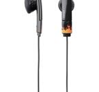 ELECOM IN-10, öronsnäckor, 22 Ohm, 3,5mm anslutning, 1,2m kabel, svart med eld