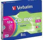 Verbatim CD-RW 8x-12x, 5-pack