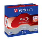 Verbatim BD-RE, 2x, 25GB, jewelcase, 5-pack