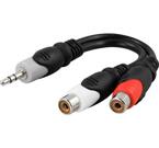 Multimedia-adapter 3,5mm ha till 2xRCA ho